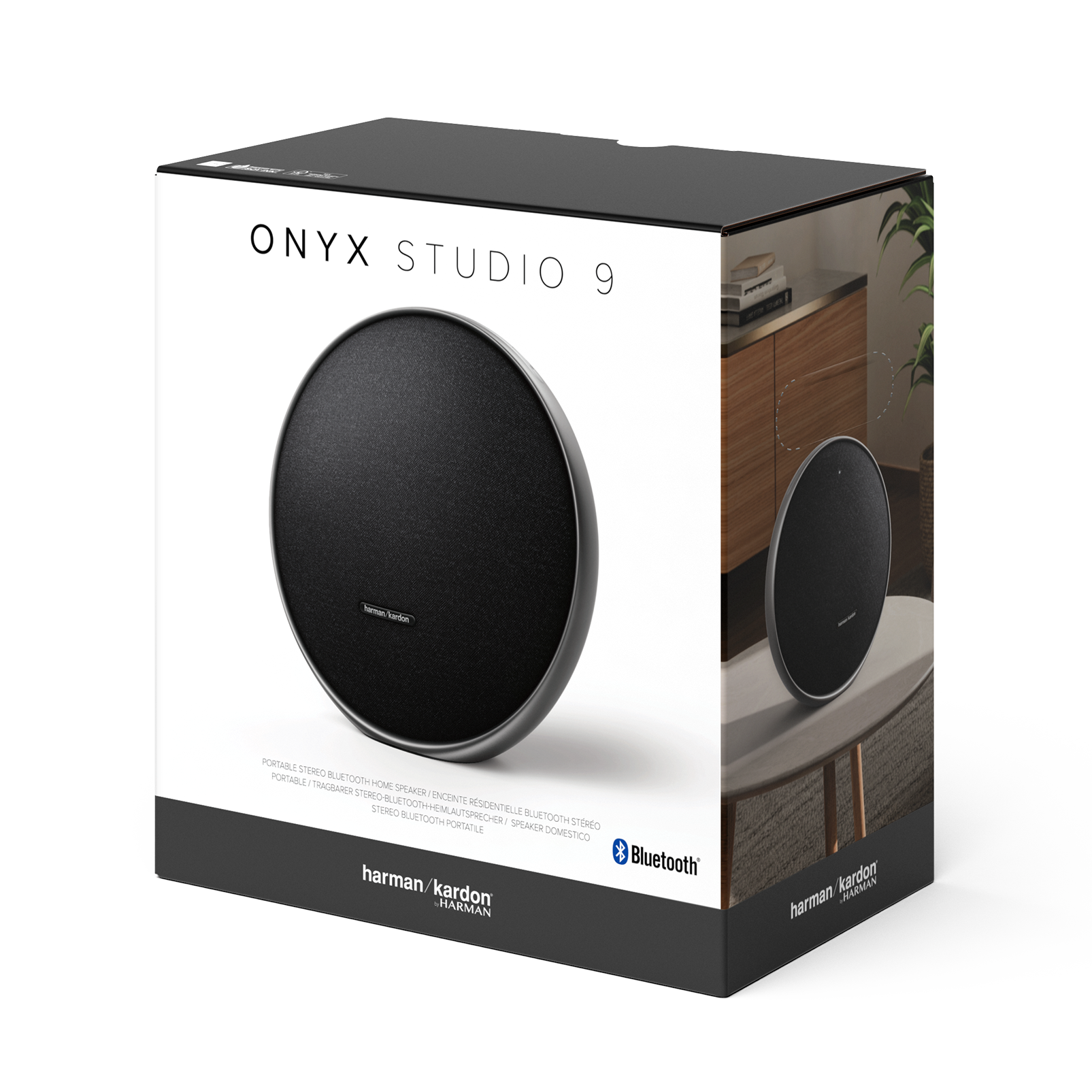 Harman Kardon Studio 9 premium wireless Bluetooth speaker front view